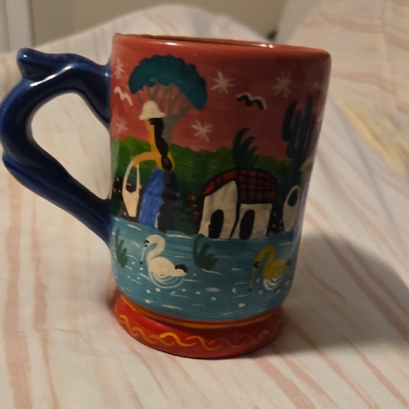 Hand-Painted Southwest scene Ceramic Mug - Picture 2 of 4